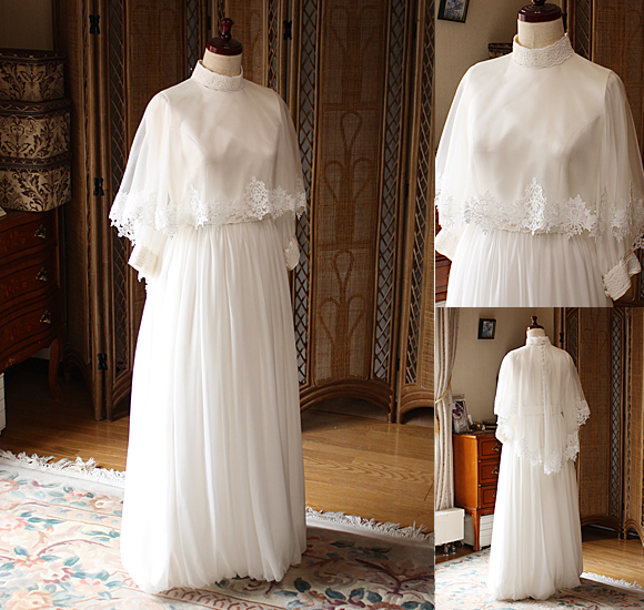 クラシック調のウェディングドレス オーダーメイド 北海道札幌市の花嫁様ドレス