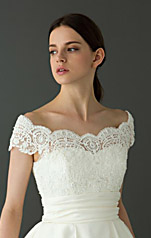 ビーディング レースオフショルダー