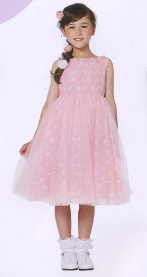 子供用パーティードレス ピンク レンタル