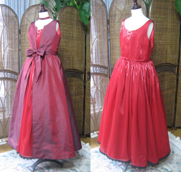 発表会ドレス コンクールドレス ボルドーレッド