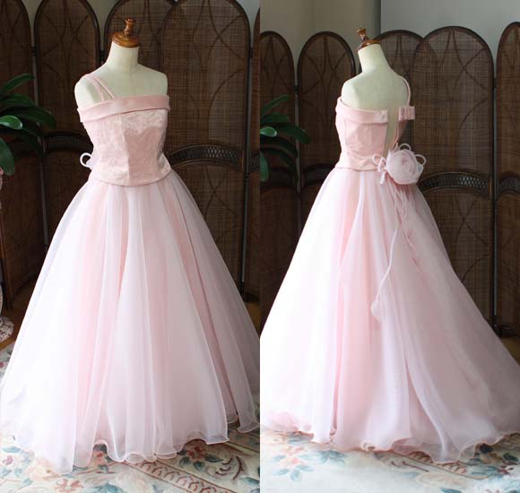 発表会とコンクールドレス サーモンピンク