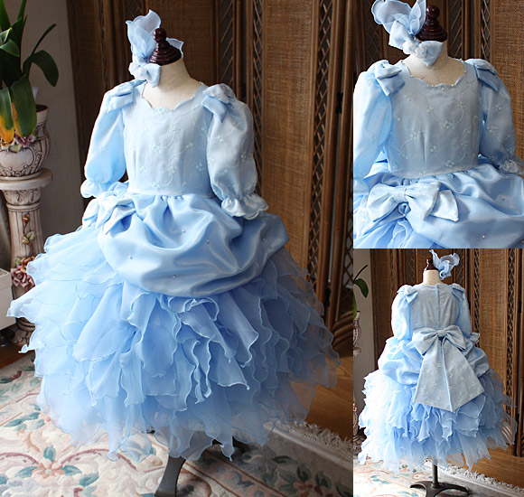 子供用発表会ドレス ブルードレス 兵庫県