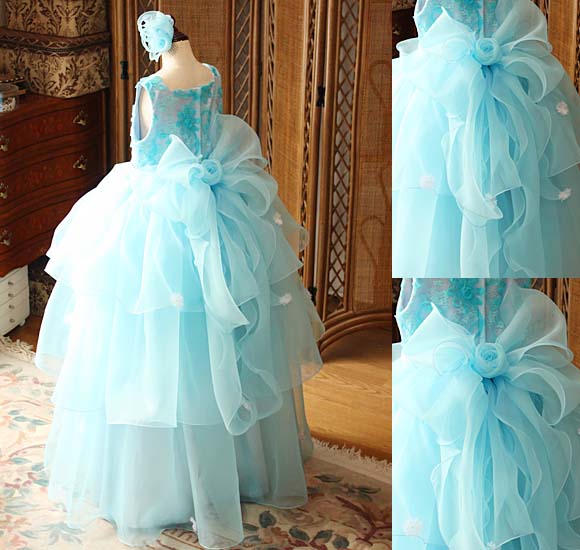 バックスタイル 大きなリボン ヘッドドレス