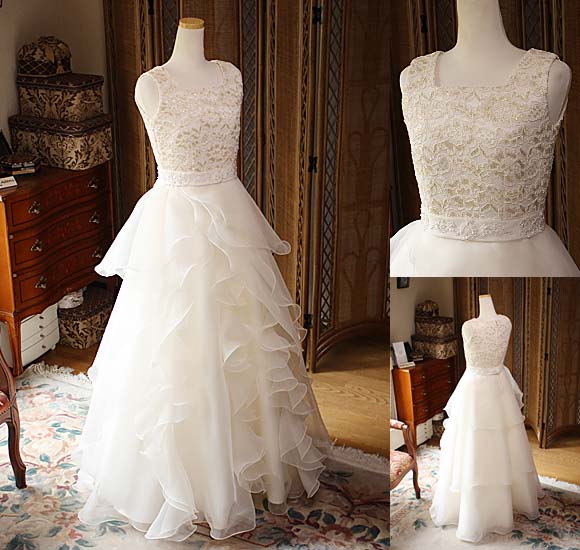 コンクールドレス アイボリー 兵庫県 オーダーメイド