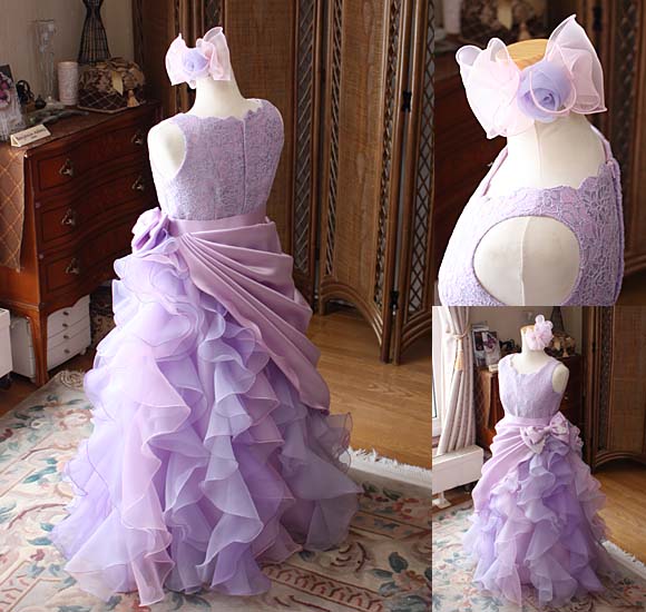 フリルデザイン ドレープスカート ヘッドドレス