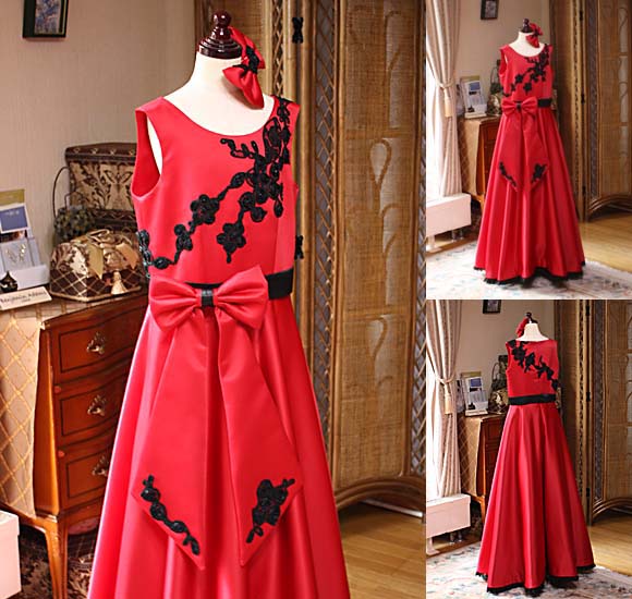 トップスのレース ヘッドドレス ウェストのリボン