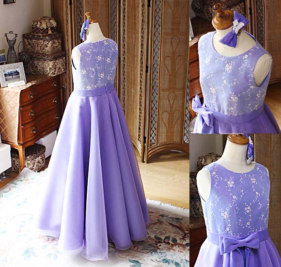 ドレスシルエット バックスタイル ヘッドドレス 上半身デザイン