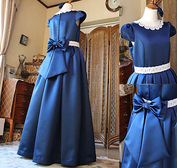 バックスタイルデザイン トップスのデザイン リボンの詳細