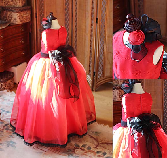 バックスタイル デザイン ヘッドドレス