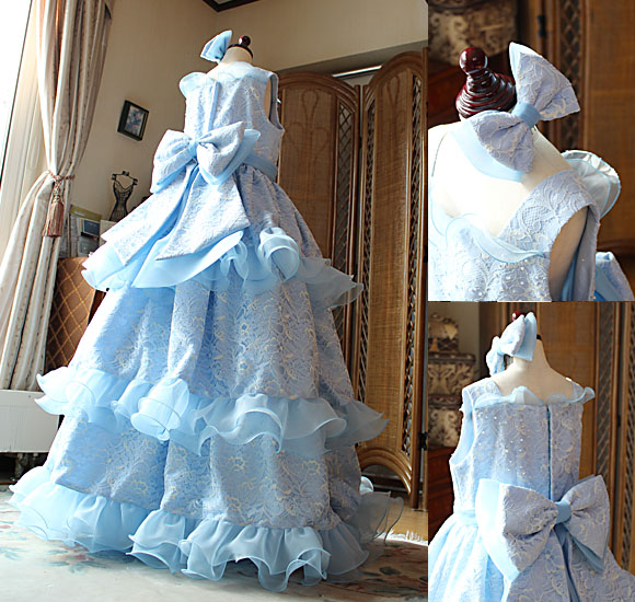 バックスタイル ヘッドドレス デザイン