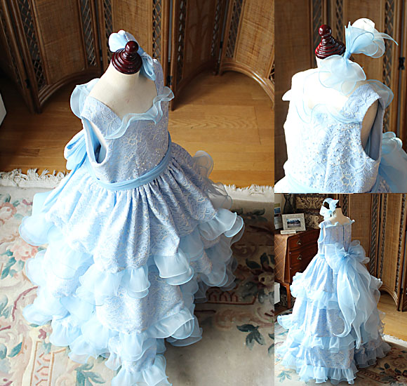 2way時のバックスタイルリボン ヘッドドレス