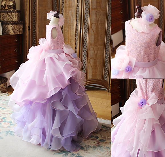 ドレスのシルエット トップスデザイン リボン