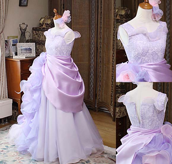 トップスとオーバースカートのデザイン