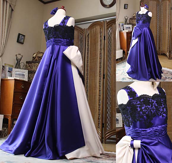 スカートのバックスタイルデザイン タッキングAラインスカート