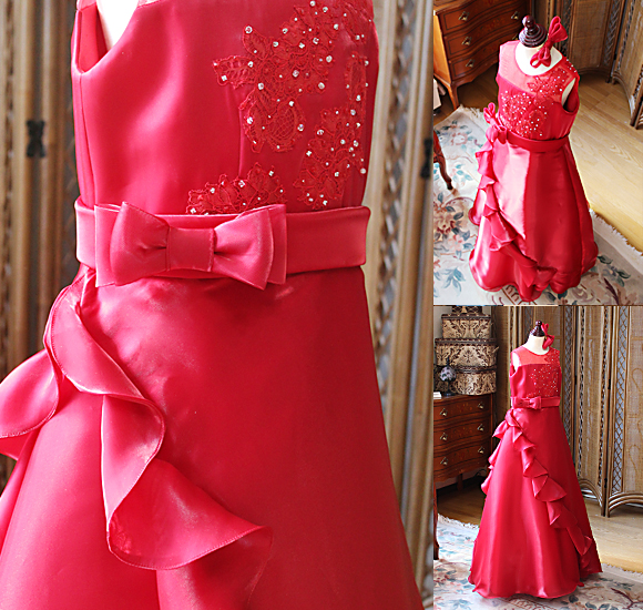 ウェストのデザイン 輝くビーディング