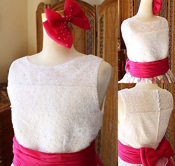 ヘッドドレスとトップスのデザイン