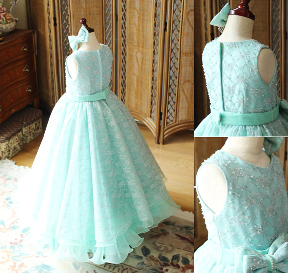 ベルラインスカート エメラルドグリーン