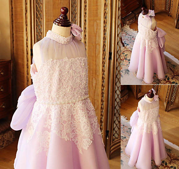 スタンドカラー ホルターネック ドレス