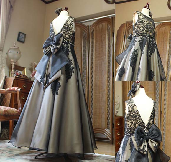 Aラインスカート ピアニストドレス オーダーメイド