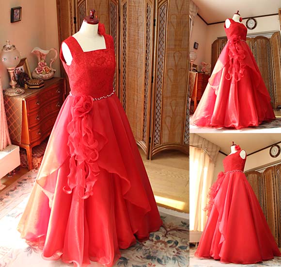 コンチェルトドレス レッド