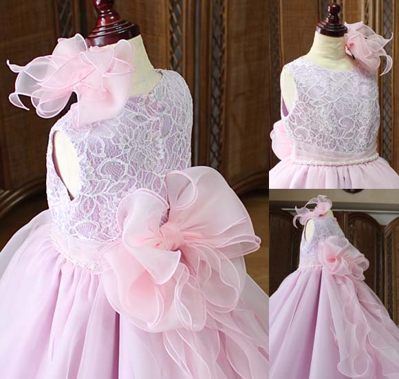 トップス ドレス 背後のリボン