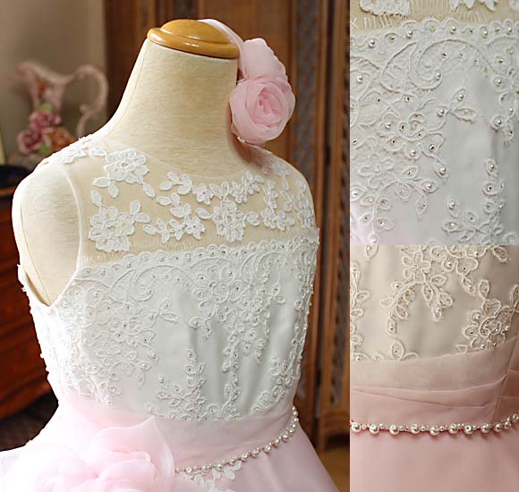 トップス ラウンドネック リバレース ビジュー