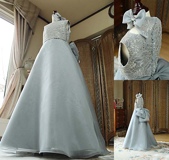 コンクールドレス Aライン シルエット