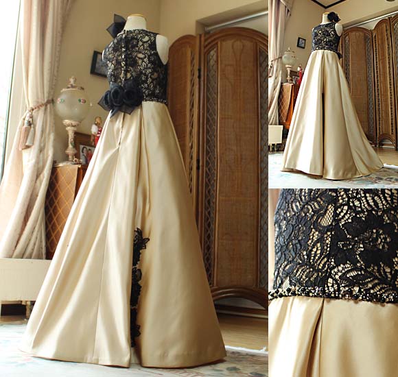 コンクールドレス スカートデザイン