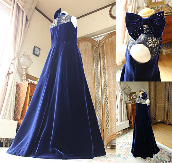 ドレス バックスタイル シルエット