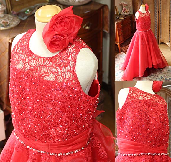 ヘッドドレス ドレスのトップス 上半身デザイン ビーディング