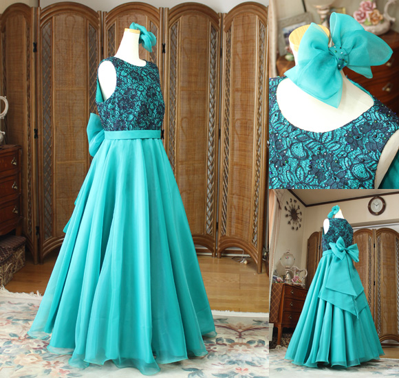 フルート ピアノ コンクールドレス ライトパープル オーダーメイド 大阪