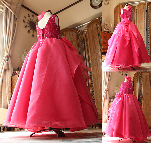 バックスタイル コンクールドレス