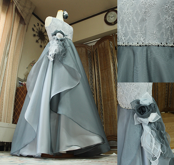 アシンメトリー Aラインスカート