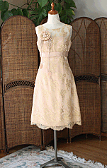 パーティードレス シャンパンゴールド