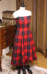 チェックドレス レッド オーダー