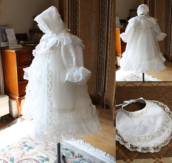 ベビードレス ぼうし よだれかけ