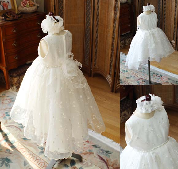 バックスタイル 子供用パーティードレス