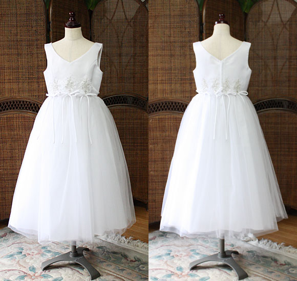 子供用パーティードレス ホワイト