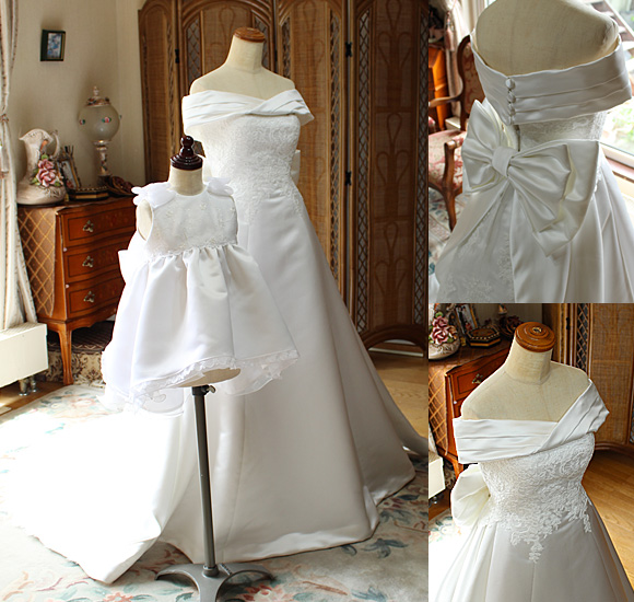 ウェディングドレス 親子ウェディングドレス オーダーメイド 販売