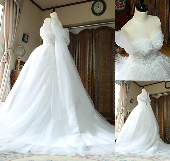 ウェディングドレス 天使の羽 オーダーメイド 愛知県