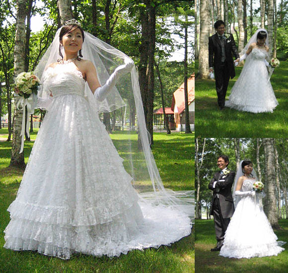 リメイクウェディングドレス オーダーメイド 北海道苫小牧市の花嫁ドレス ノーザンホースパークで挙式と披露宴