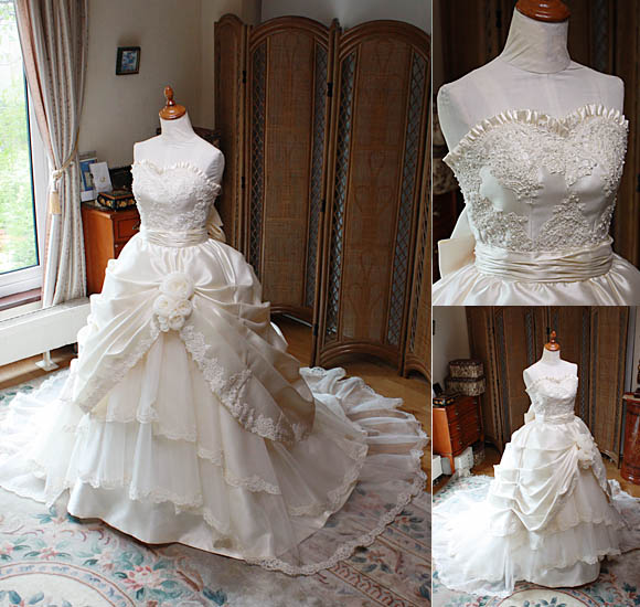 ウェディングドレス シルエットとデザインの詳細