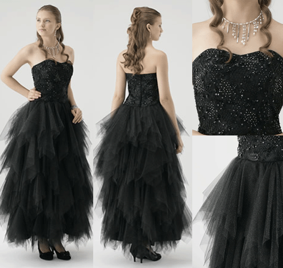 ロングドレス ブラック