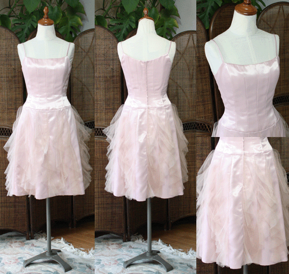 ゲストドレス ピンク オーダーメイド