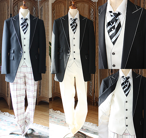 タキシード ブラック＆ホワイト セミオーダー販売