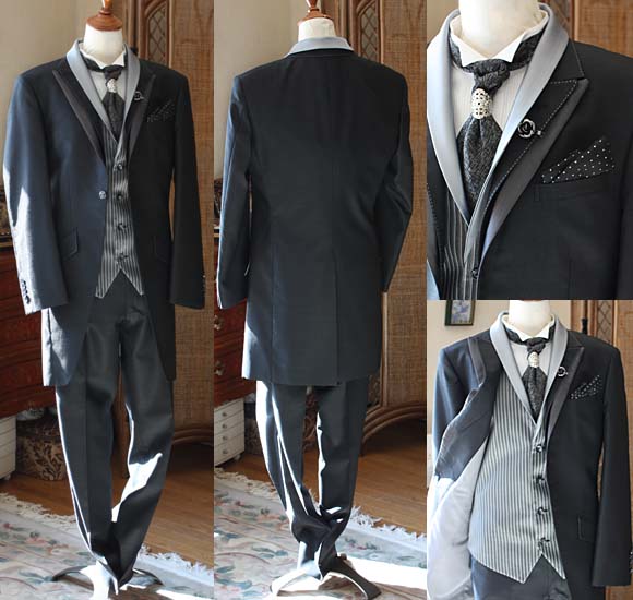 タキシード モーニング ブラック レンタル セミオーダー