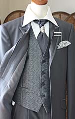ロングタキシード スモークグレー