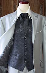 ロングタキシード クリスタルサックスブルー