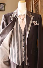 タキシードモーニング アプリコットブラウン