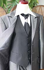 ショートフロックコート ジュエルグレー